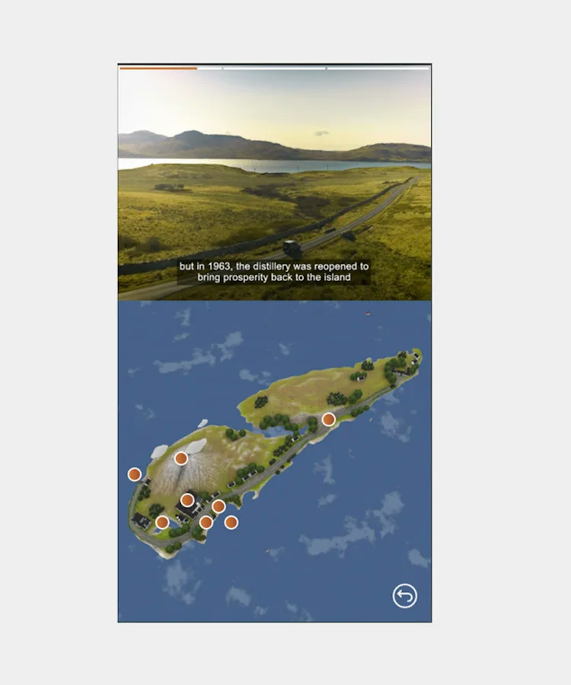 Jura App map screen